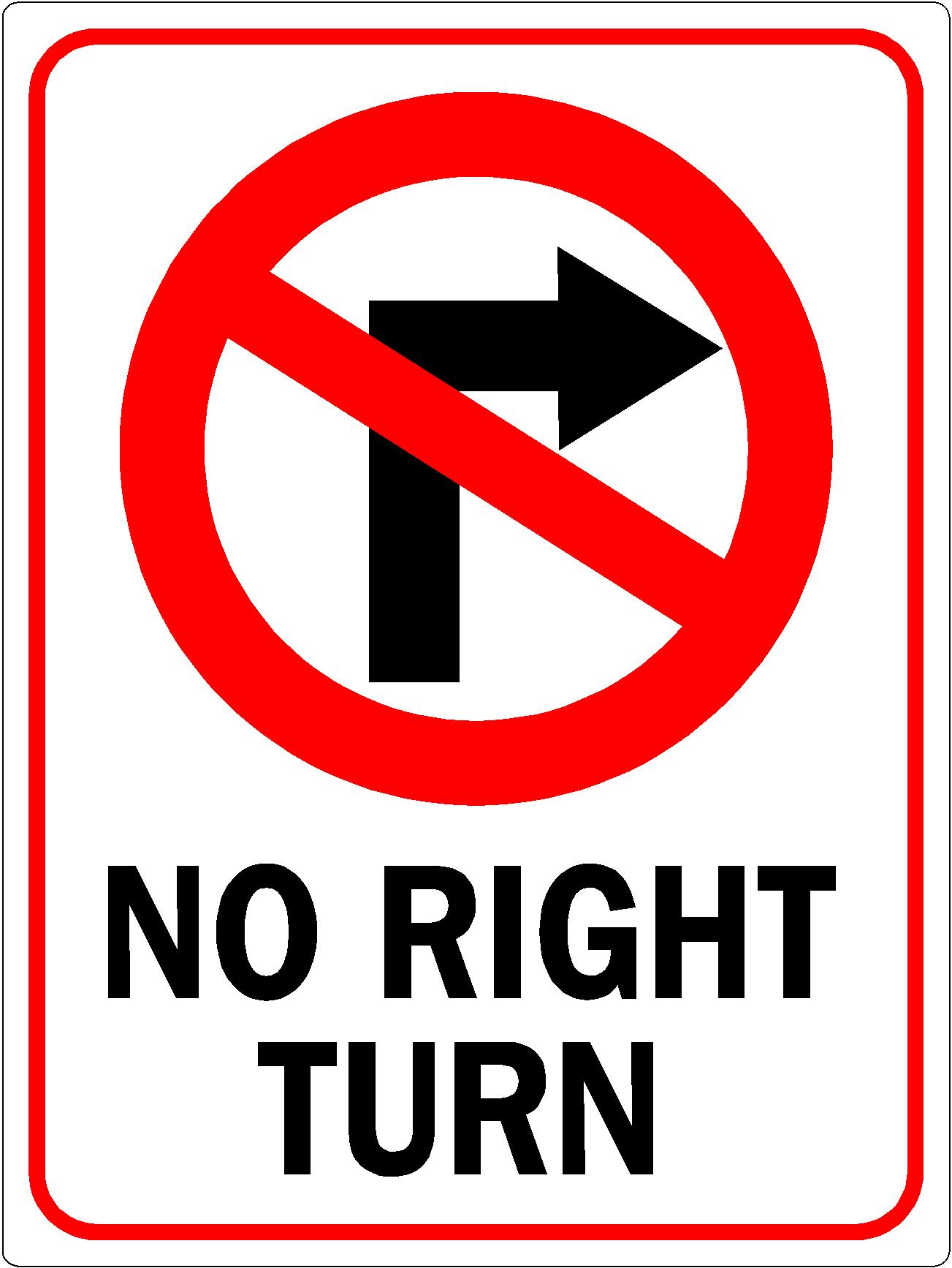 Image result for no right hand turns
